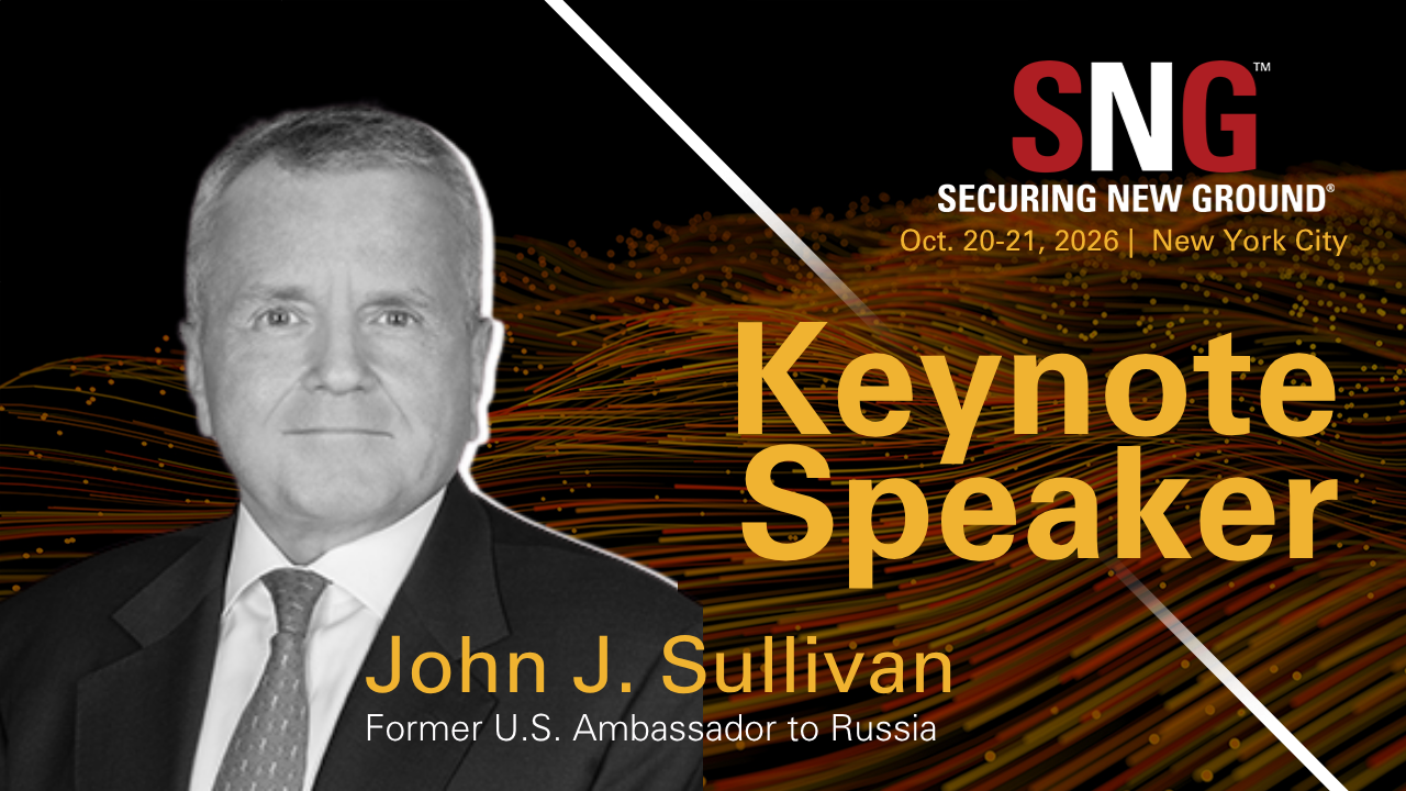 Securing New Ground Keynote Ambassador John J. Sullivan
