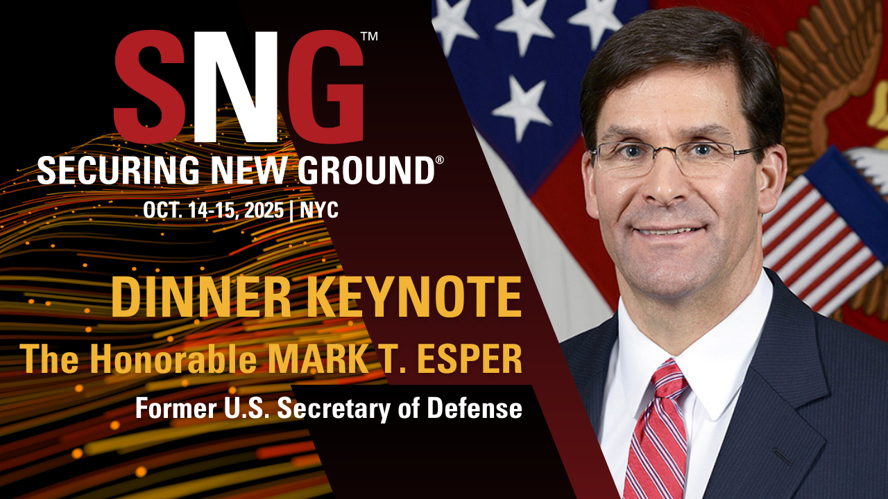 SNG Dinner Keynote with Mark T. Esper